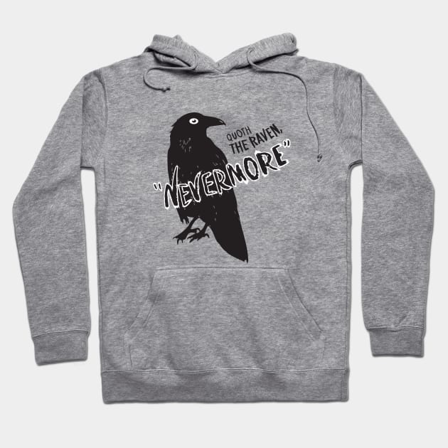 Quoth The Raven Hoodie by tamsinlucie